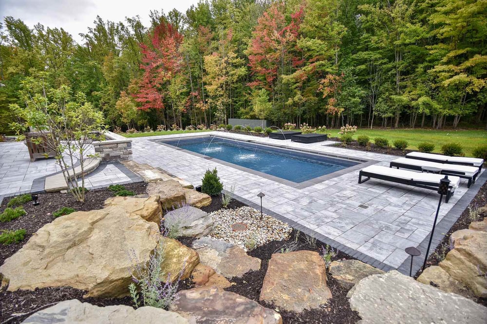 fiberglass pool and patio orange oh